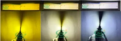 MC33 10000LM 72W tricolor  bulbhigh brightest 6500K 4300K 3000K 9005 car light  auto csp 9005 led new 2021 headlight