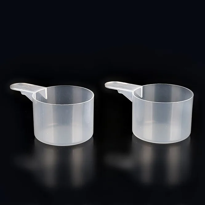 90ml 45g short Handle Plastic Measuring Spoons for Cereals grains Forage Protein Milk Powder detergent supplements Large scoops