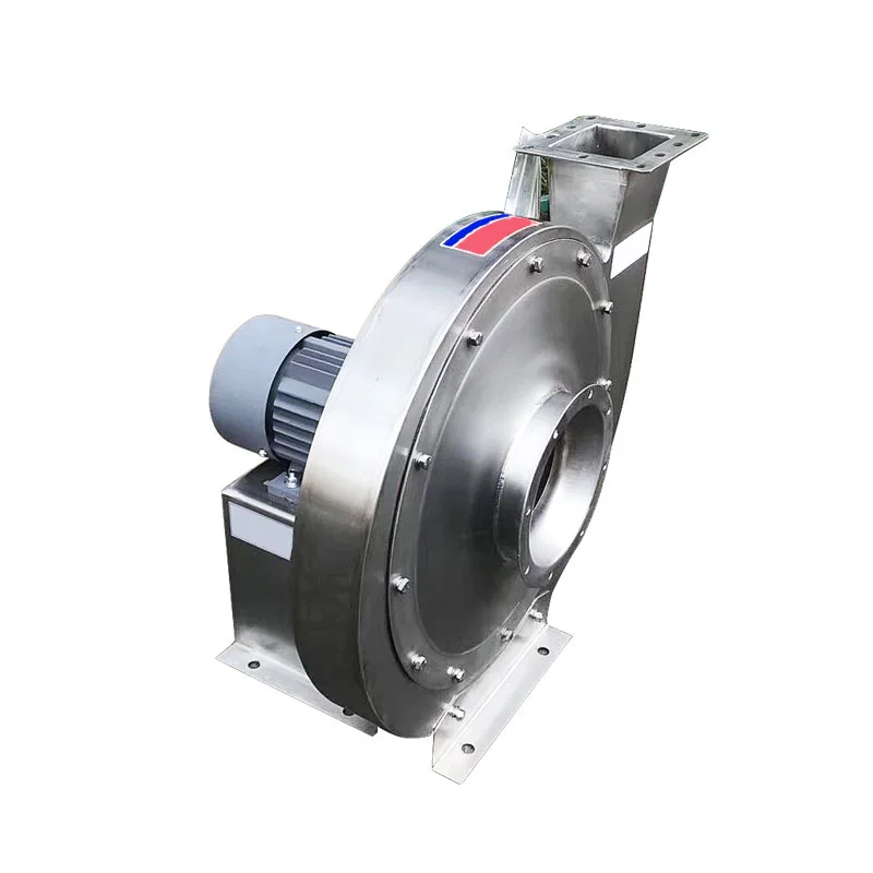 Взрывозащищенный промышленный центробежный вентилятор высокого давления из нержавеющей стали, моторный вентилятор 9-19