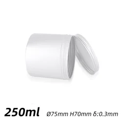 Guangzhou factory wholesale empty aluminum metal can sealed packaging container tea pomade car wax aluminium can 180ml 6oz