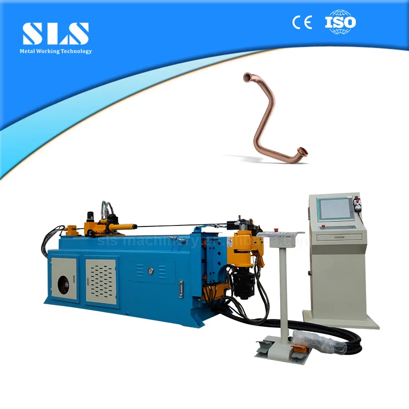 CHN 1/4 1.5 2Inch Small Radius/Diameter Square Tubing Bender, CNC SS Stainless Steel Metal Iron Copper Tube Pipe Bending Machine