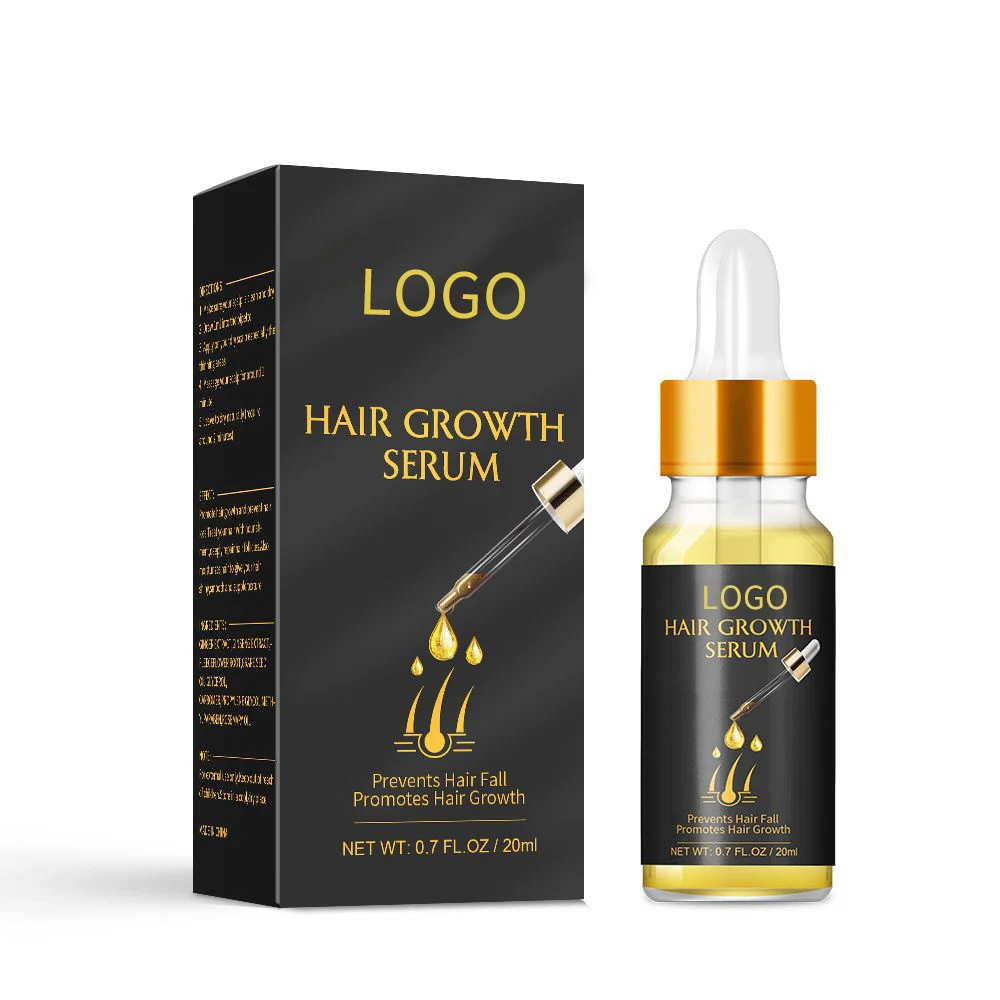 ShangMei OEM dropper glass bottle hair growth oil organic serum tonic natural softee hair growth oil Serum