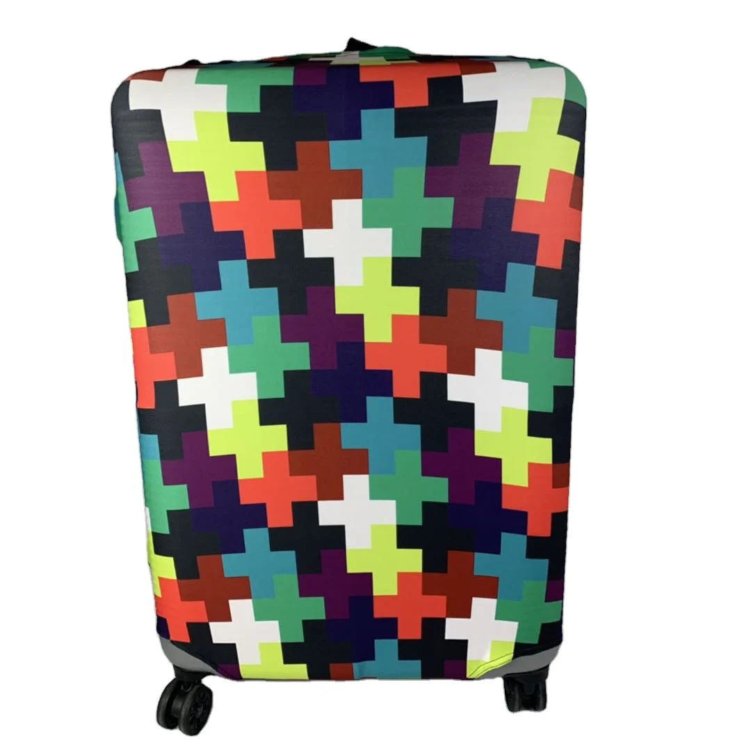 Travel suitcase protective cover washable luggage cover
