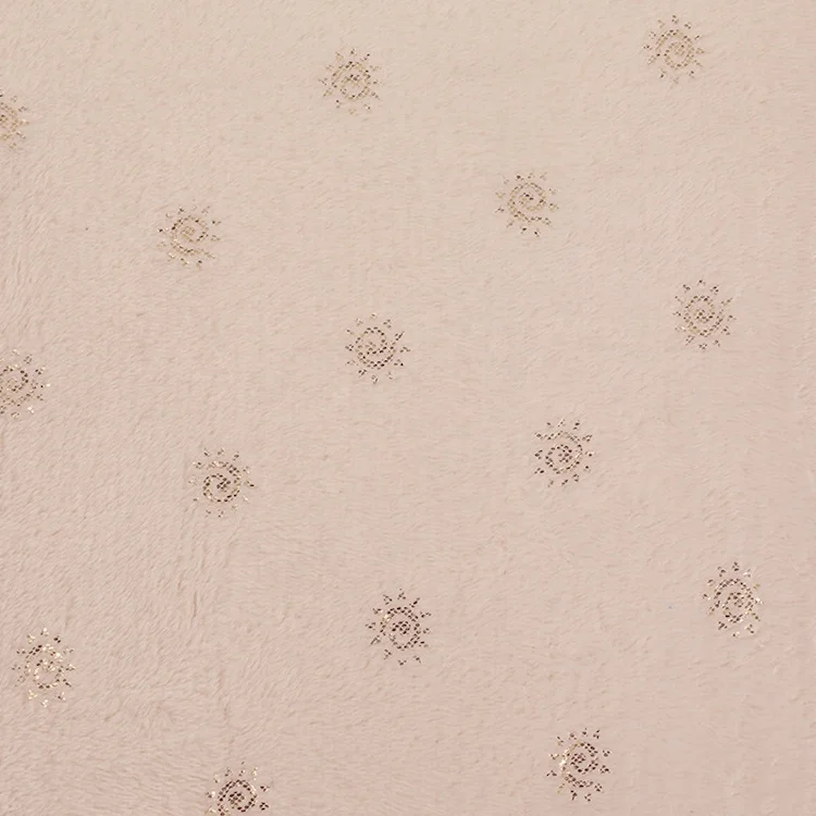 Factory winter and autumn flannel cute pattern knitted foiled flannel fabric baby wholesale