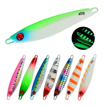 Gorgons 20g30g40g светящаяся приманка свинцовая приманка для рыбы сурьмы мини-металлическая приманка