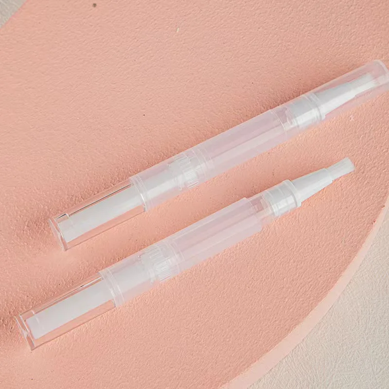 Wholesale Empty 1ml 3ml 5ml Cuticle Oil Pen Cosmetic Lip Gloss Twist Pen With Brush