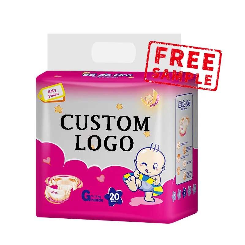 Free Sample China Factory Bulk Best Baby Diapers Friendly Comfort Newborn Nappies
