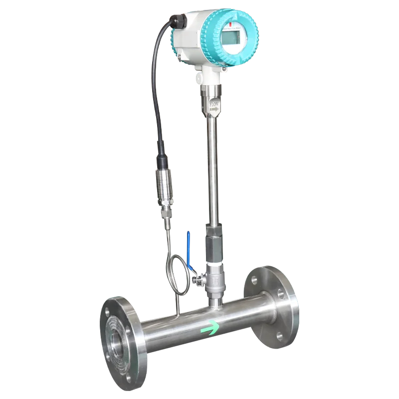 Compressed air flow meter swirl type gas flow meters