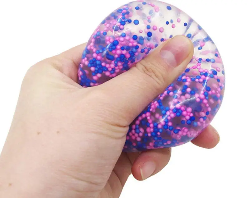 10cm Colorful DNA Stress Ball Anti-stress Ball Fidget Toys For Kids Adults Playing