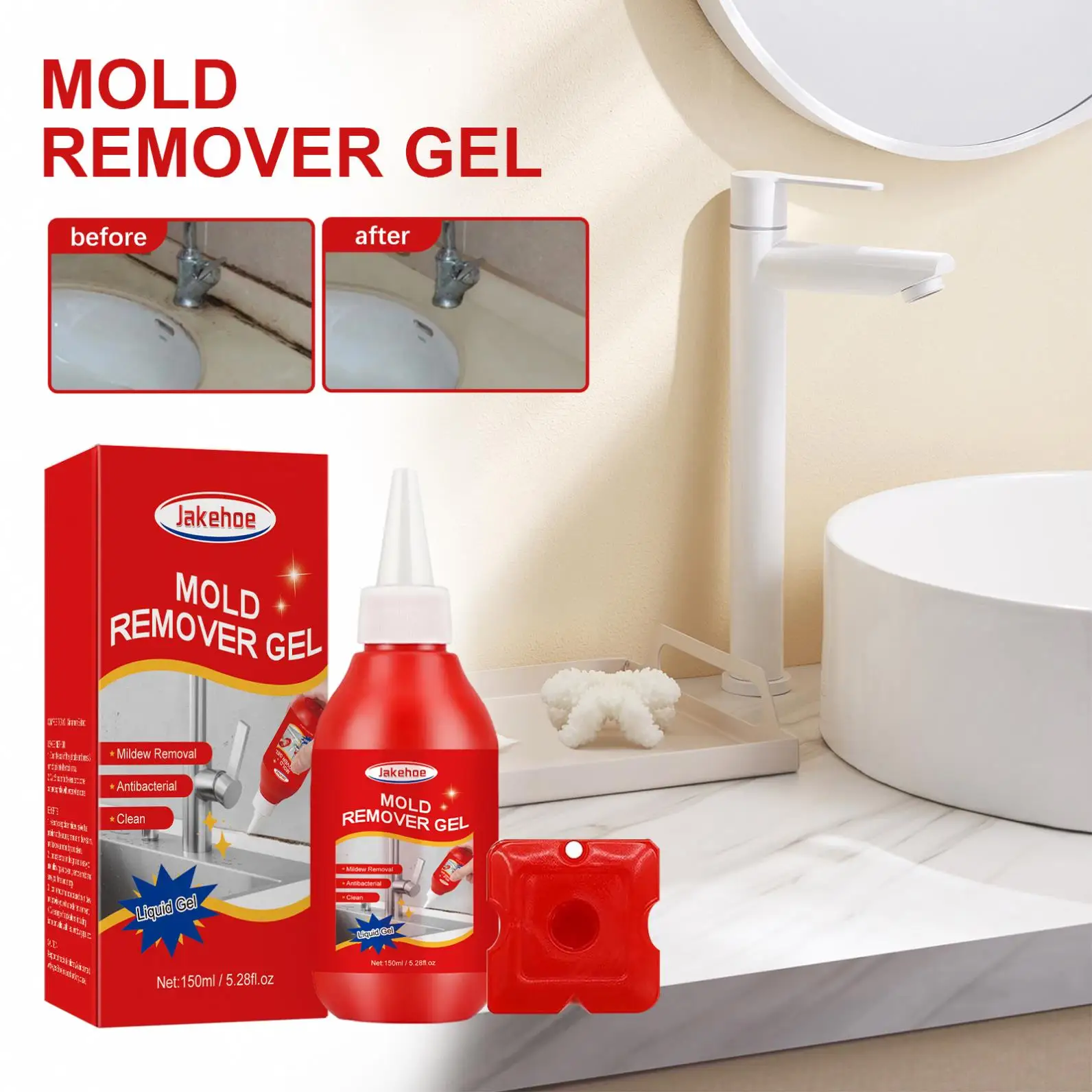 Jakehoe Hot Sell Effective Mildew Remover Cleaner Mildew Active Spray Removing Tile Mold Mildew Bathroom Cleaner Spray