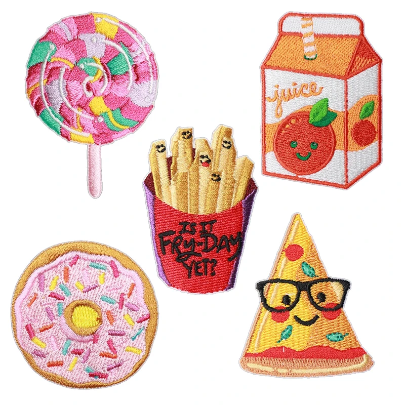 Wholesale Bulk Custom Sew On Logo Embroidery Patch Woven Clothing Badge Patches