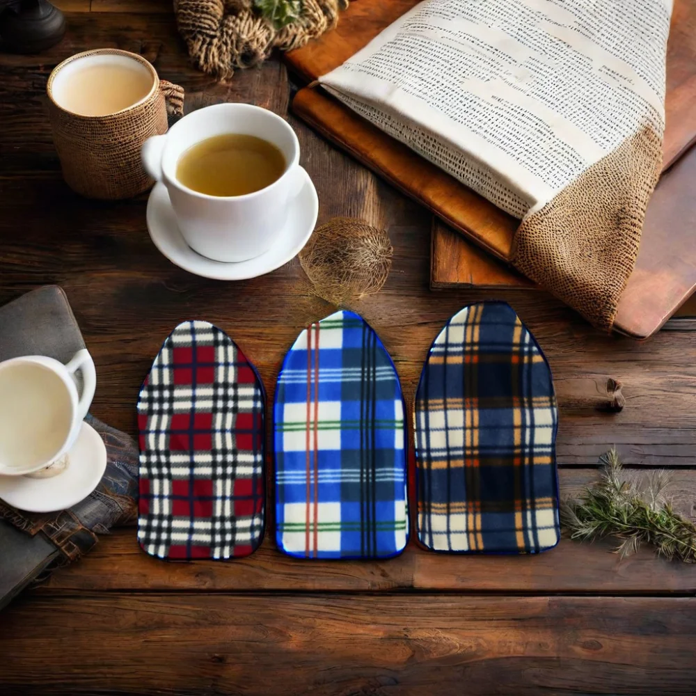 2000ml hot water bag cover hot water bottle printed fleece cover