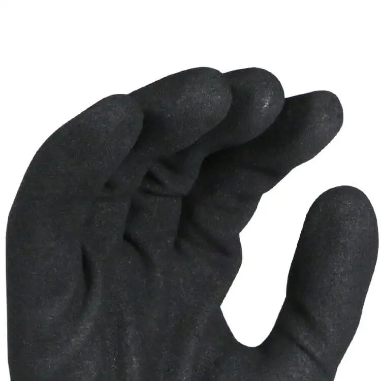 ENTE SAFETY nylon spandex softness nitrile sandy finish working oil and gas  good grip garden worker gloves