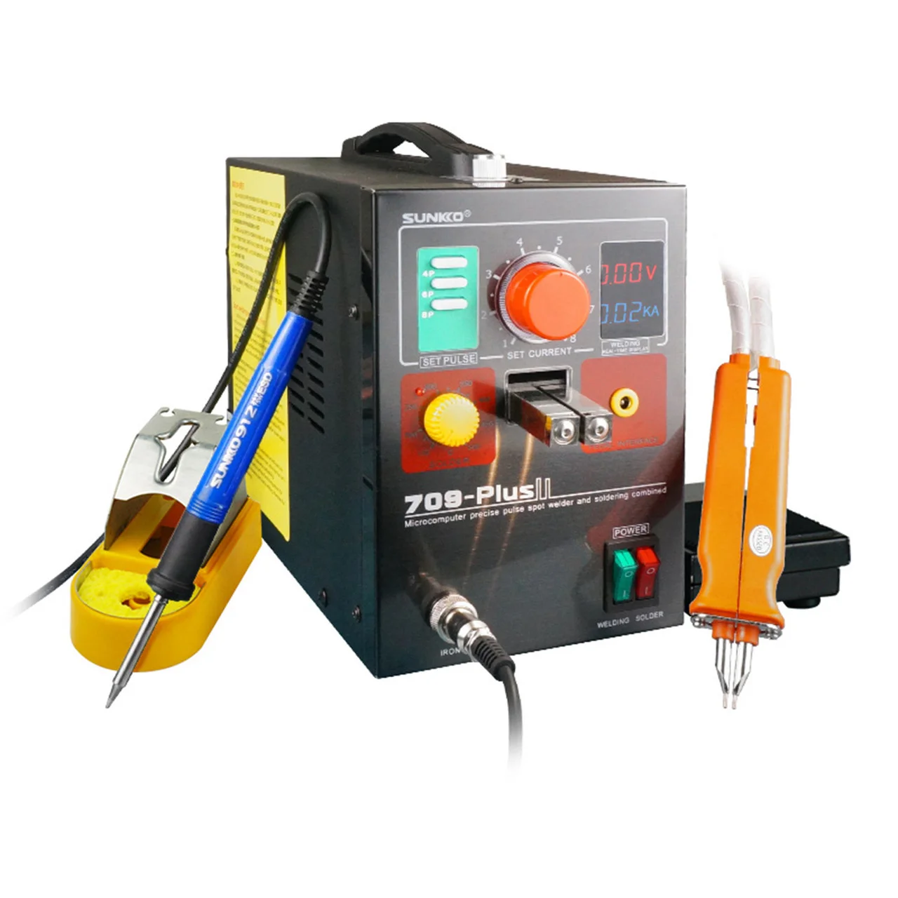 Sunkko 4.3kw 709plus Spot Welding Machine With Soldering Pen Electric Soldering Iron Spot Welder For Battery Pack Welding