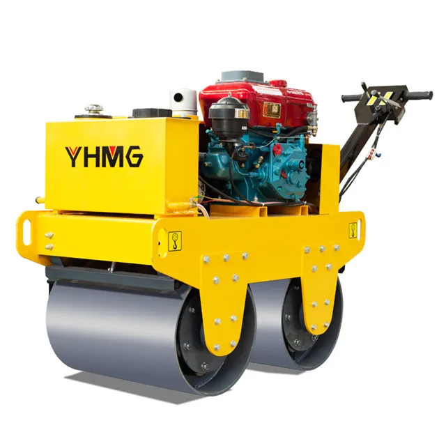 600mm Double Drum Walk Behind Road Roller Hand Held Soil Compactor