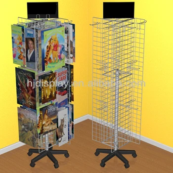 Оптовая продажа 4-сторонняя вращающаяся перфорированная металлическая панель инструменты аксессуары стойка для дисплея