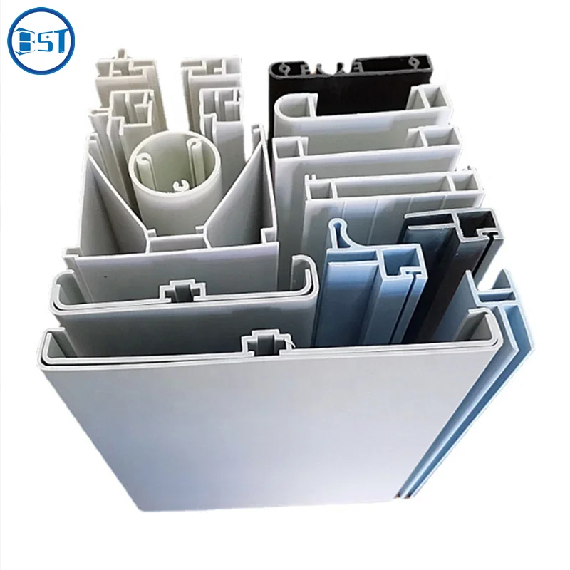 Plastic extruded 90 degree L shape pvc angle profile Different Size Black PVC Profiles for Window And Door