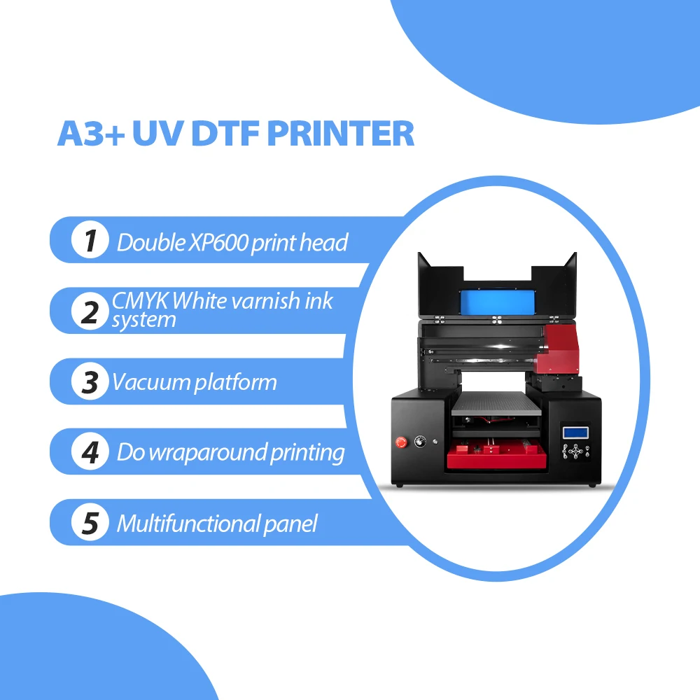 Factory Industrial mini portable digital flatbed uv inkjet printer price