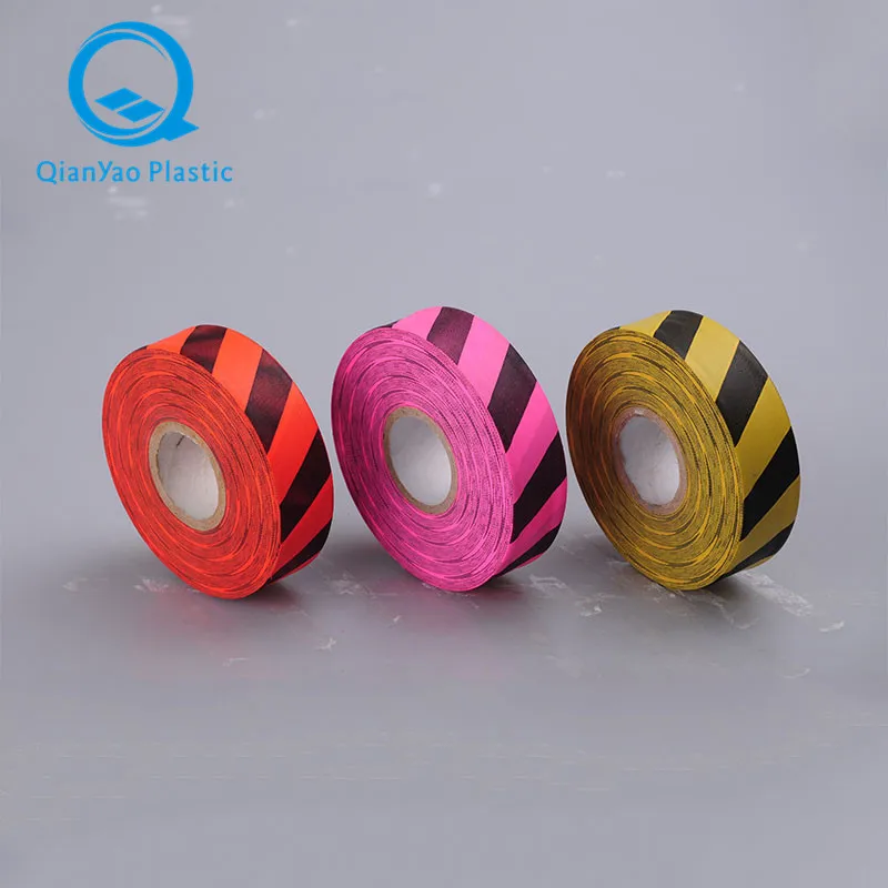 Promotional Hot Selling Bright Color Flagging Tape Roll