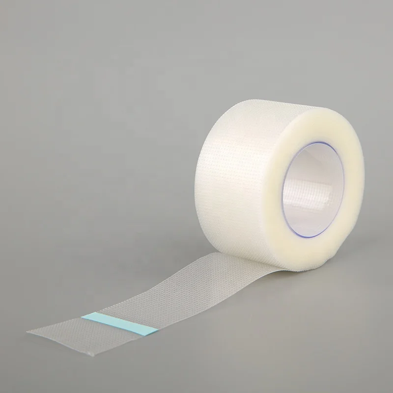 Direct factory of  Medical disposable surgical transparent PE tape roll with acrylic glue 1'x10yds/2'x10yds