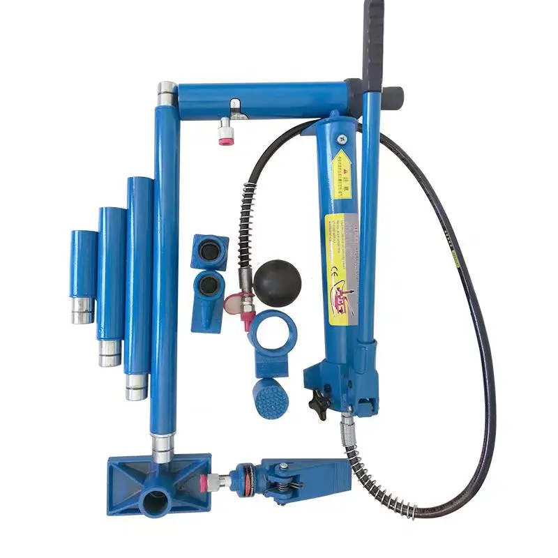 High quality portable powerful hydraulic jack body repair kit, extended hose lifting oil cylinder frame puller car body repair