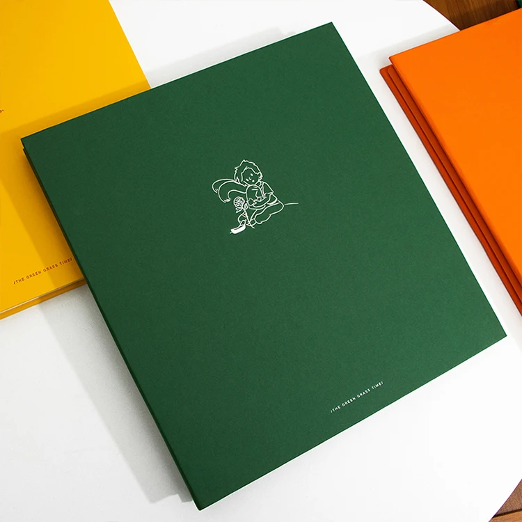 Wheat Field Memoirs Photo Albums with PVC and Paper Cover Durable and Re-Laminatable-Decorative Writing Space