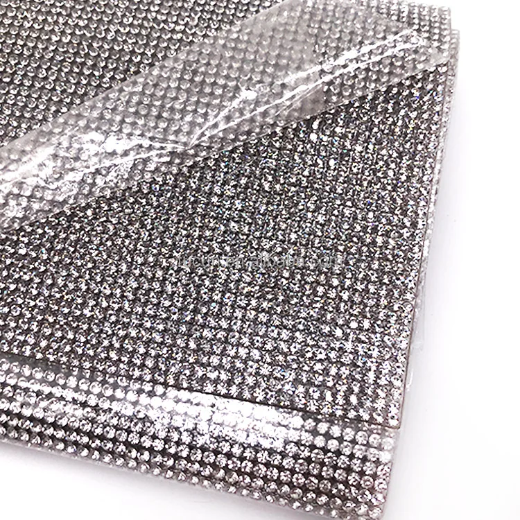 Custom Diamond sheet Rhinestone Sheet hot fix crystal sheet wholesale