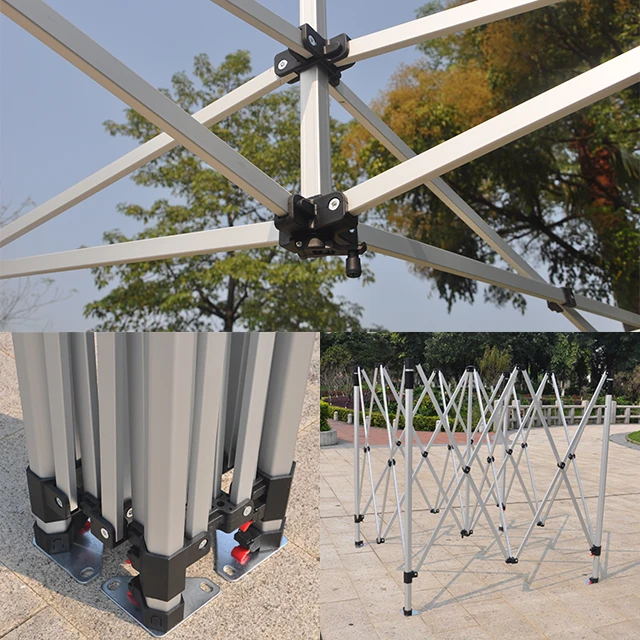 CATC Brand Customized Indoor/Outdoor Gazebo Waterproof Aluminum Pole Tent with Media Contact Printing for Weddings Trade Shows