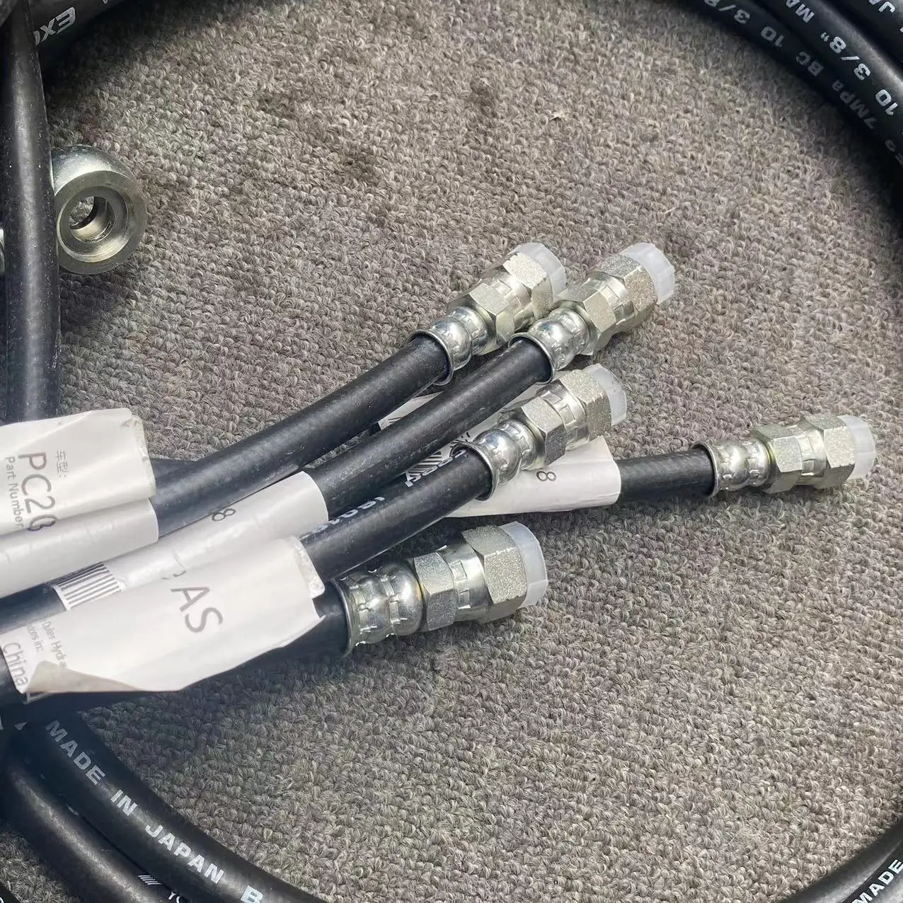 Highly customised hydraulic hose assemblies for excavator spares For KOMATSU PC200-8