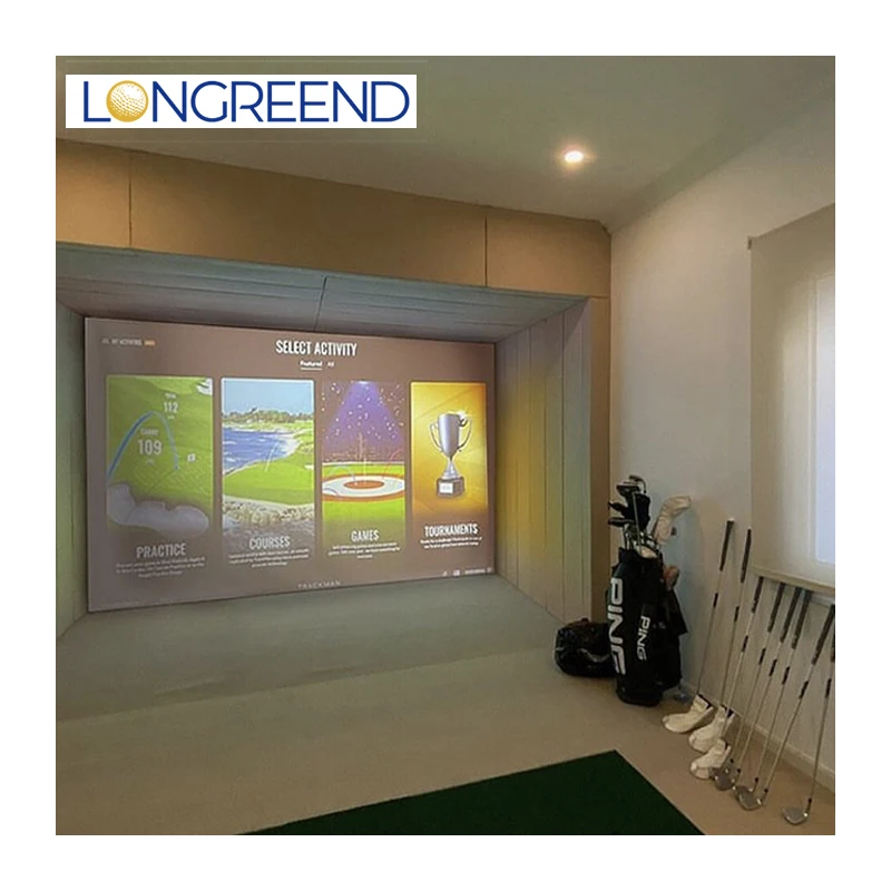 LONGREEND  Luxury Golf Sim Room Design - Customizable Layouts