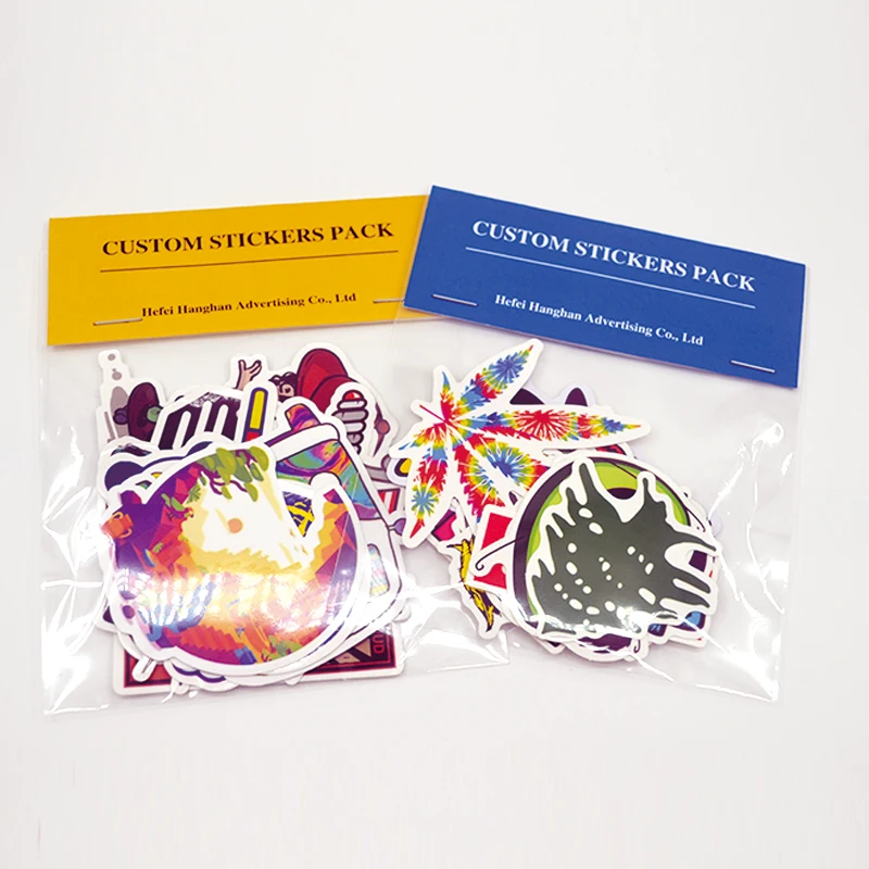 Custom Printing Waterproof Vinyl Stickers Die Cut  car Logo stickers Adhesive PVC Label Decal Sticker