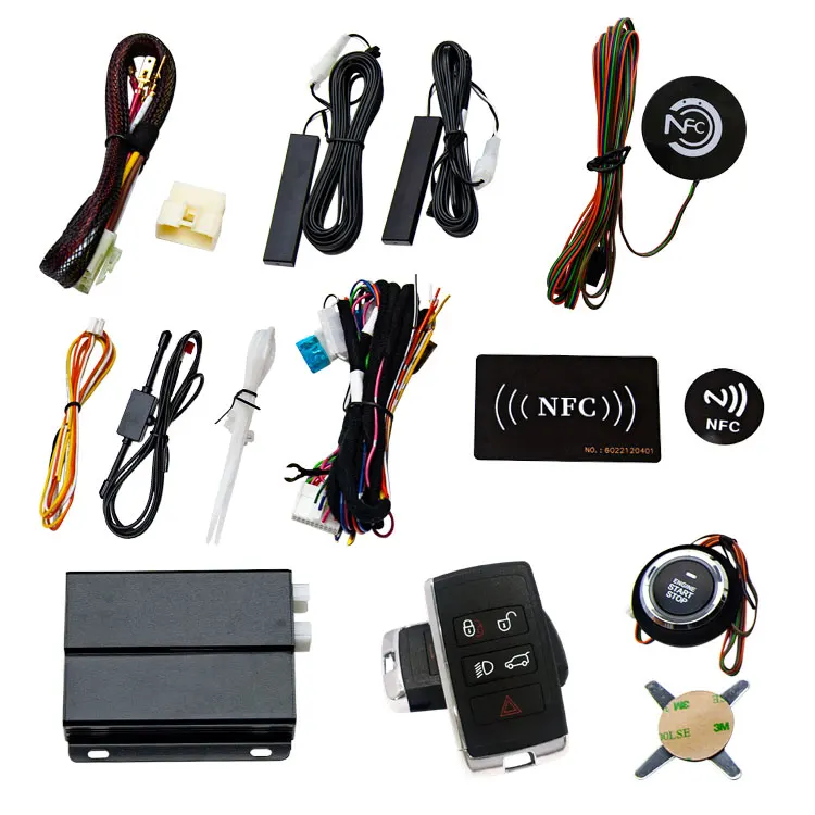 OVI NFC Security Alarm System Smart Key Engine Start Stop with Remote Control Car Start