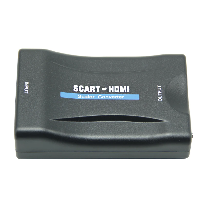 Scart to HD-MIConverter Adapter 1080P 60Hz for DVD Set-top Box HDTV PAL NTSC