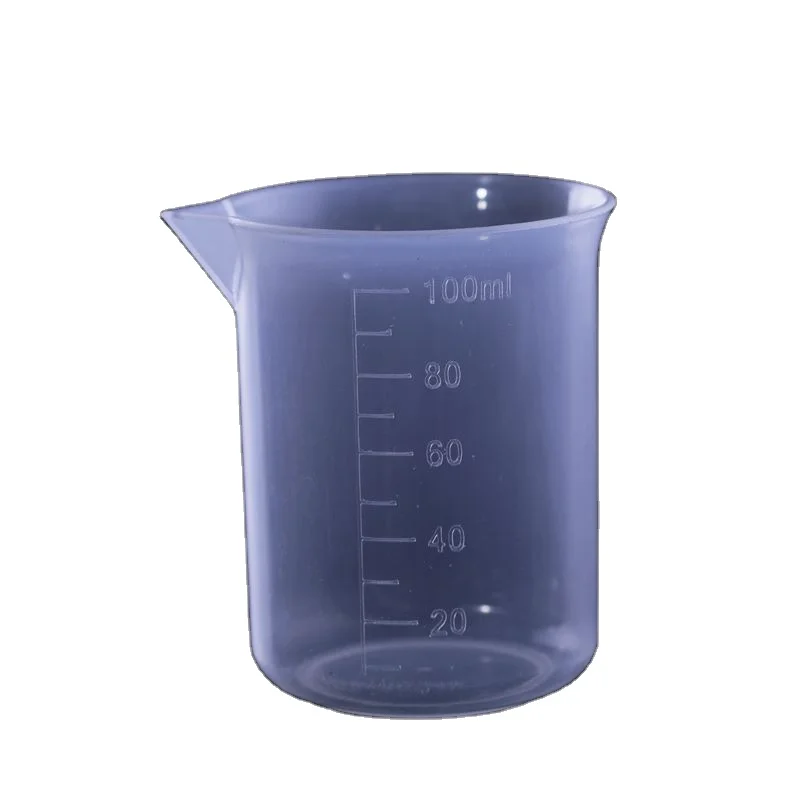 100ml plastic measuring cup PP scale measuring cup plastic beaker laboratory ware