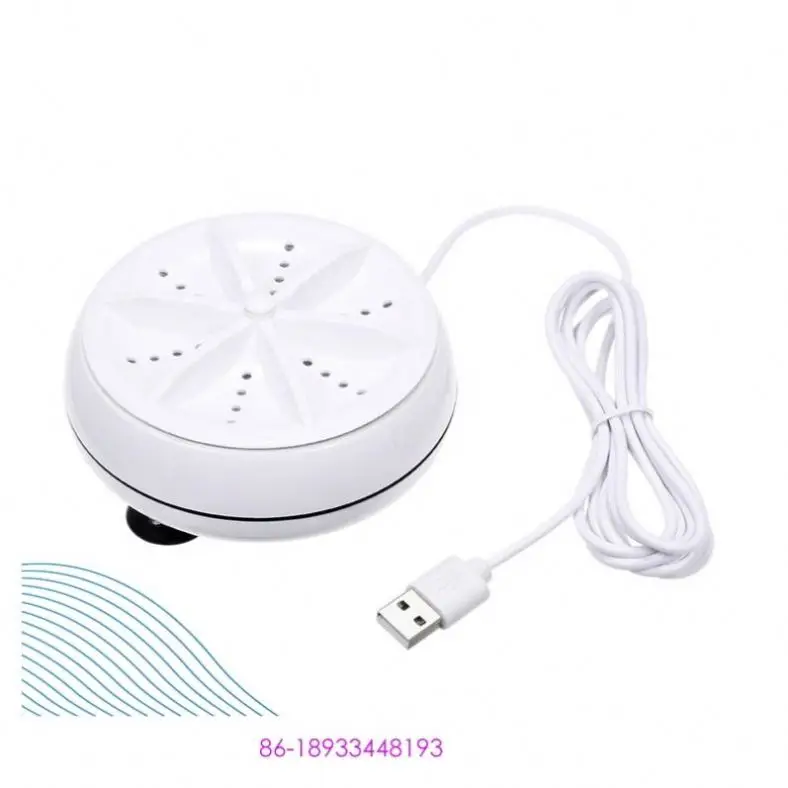 Best Selling Dropshipping Mini Ultrasonic Washing Machine Portable Turbo Personal Rotating Washer