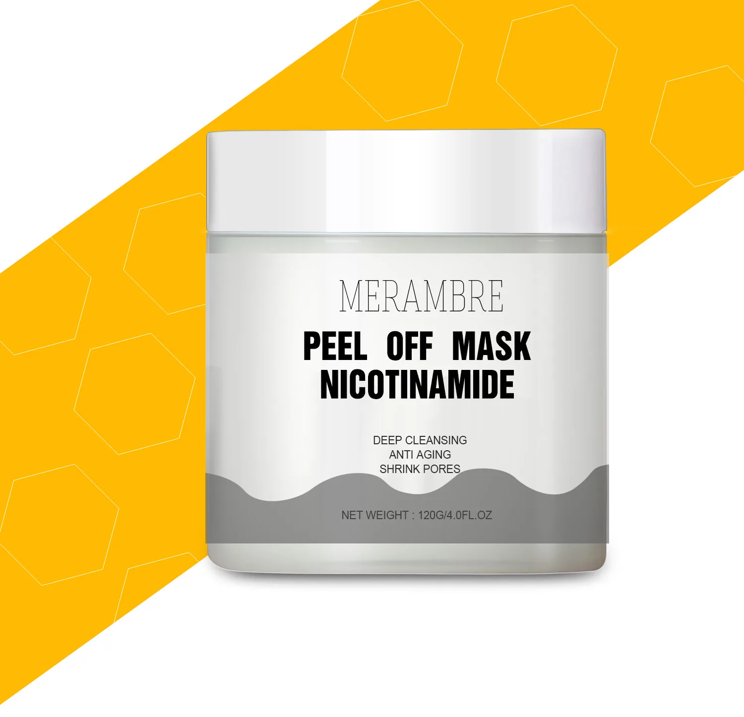 OEM оптовая продажа, светящаяся противовозрастная маска для лица с экстрактом никотинамида Вита, маска для лица с ферментом дрожжей, маска для лица без боли