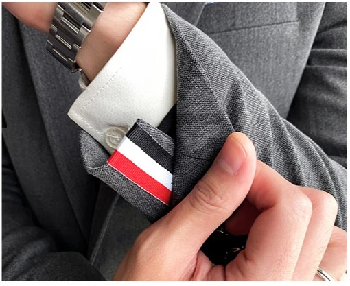 Костюм облегающий мужской из 3 предметов, однотонный однобортный Блейзер, жилет, брюки, на одной пуговице, для деловых встреч и выпускного вечера