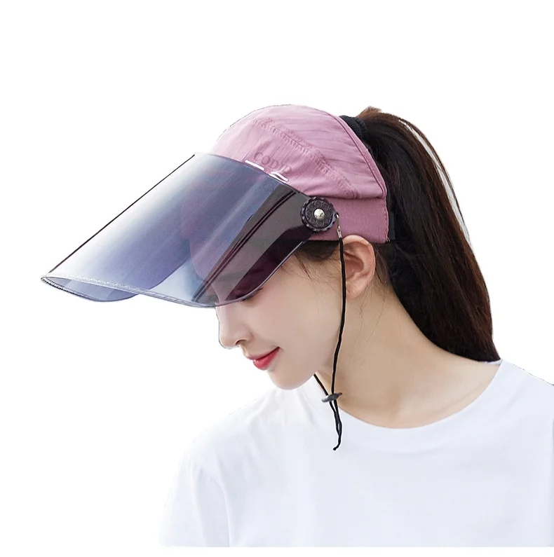 Sun hat for women in summer uv protection sun hat for outdoor cycling half a head to cover the face of the hat