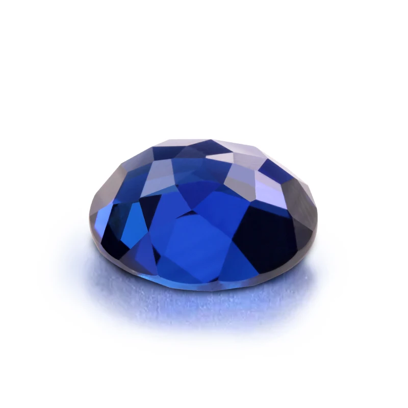 AGL Certified Royal blue lab sapphire 1carat 2carat 5mm Loose sapphire wholesale Jewelry Gemstones Blue Gems Lab Grown Sapphire