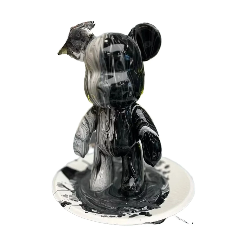 Factory Direct Fashion Diy Fluid Bear Creative Graffiti for Kids Pouring 18cm/23cm/33cm/53cm Tall Frosted Surface DIY