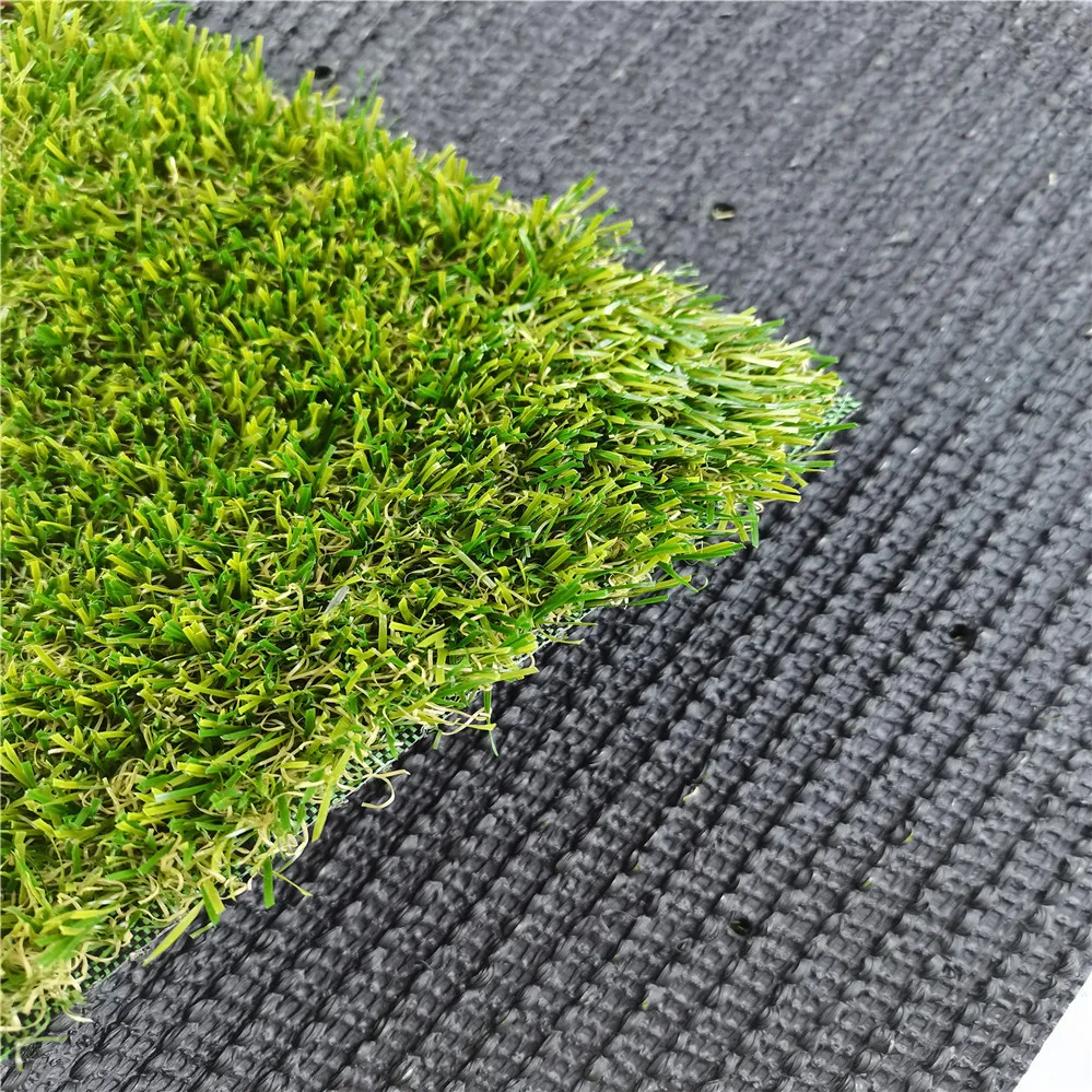 Customized Free Sample 16800 Density 4 Colors Artificial Synthetic Grass Landscaping Lawn