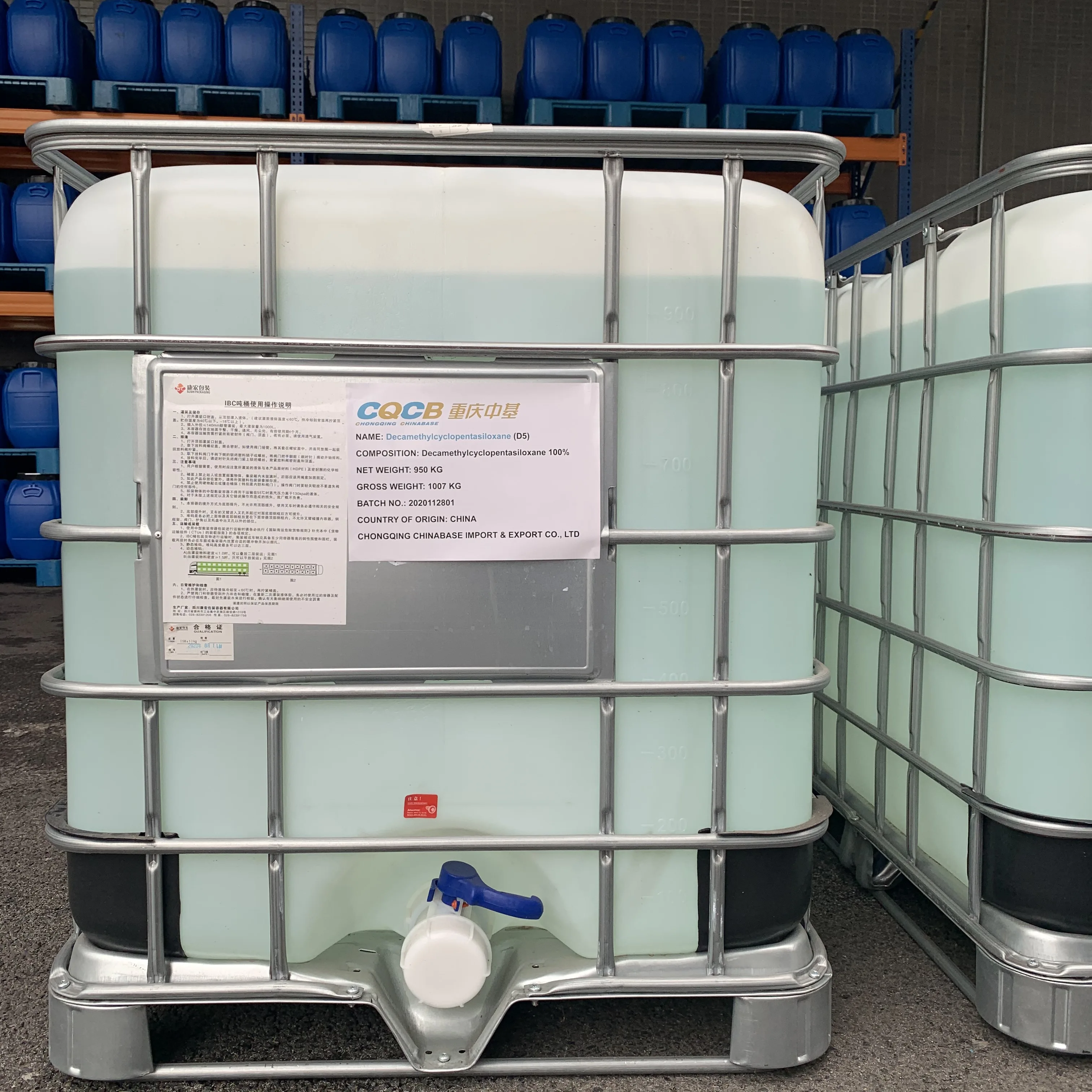 Бесцветная прозрачная жидкость октаметил D4 силиконовое масло циклотетрасилоксан химический вспомогательный агент органический силикон