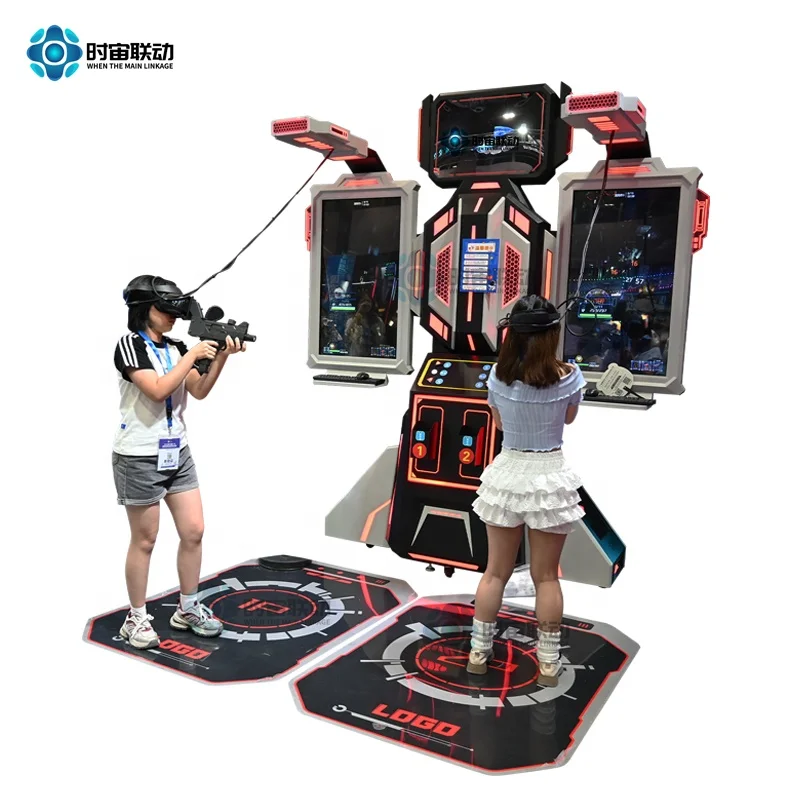 9dvr future fighter pair battle shooting motion sense interactive game VR future battlefield virtual reality game machine