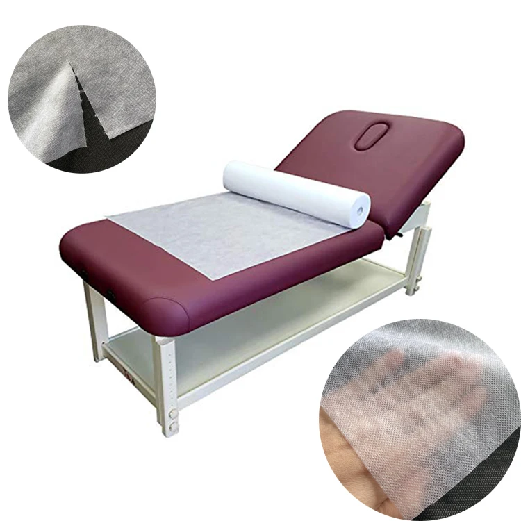 Disposable perforated non woven bed sheet roll PP non woven rolls spunbond wholesale biodegradable non woven fabric material