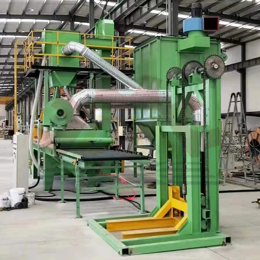 new design abrator granite floor tile polishing granit roughening border paver slab stone road  shot blasting machine equipment