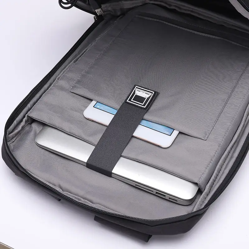 smell proof Custom Waterproof Convertible Slim New Black Mens Business Laptop computer Backpack Bag