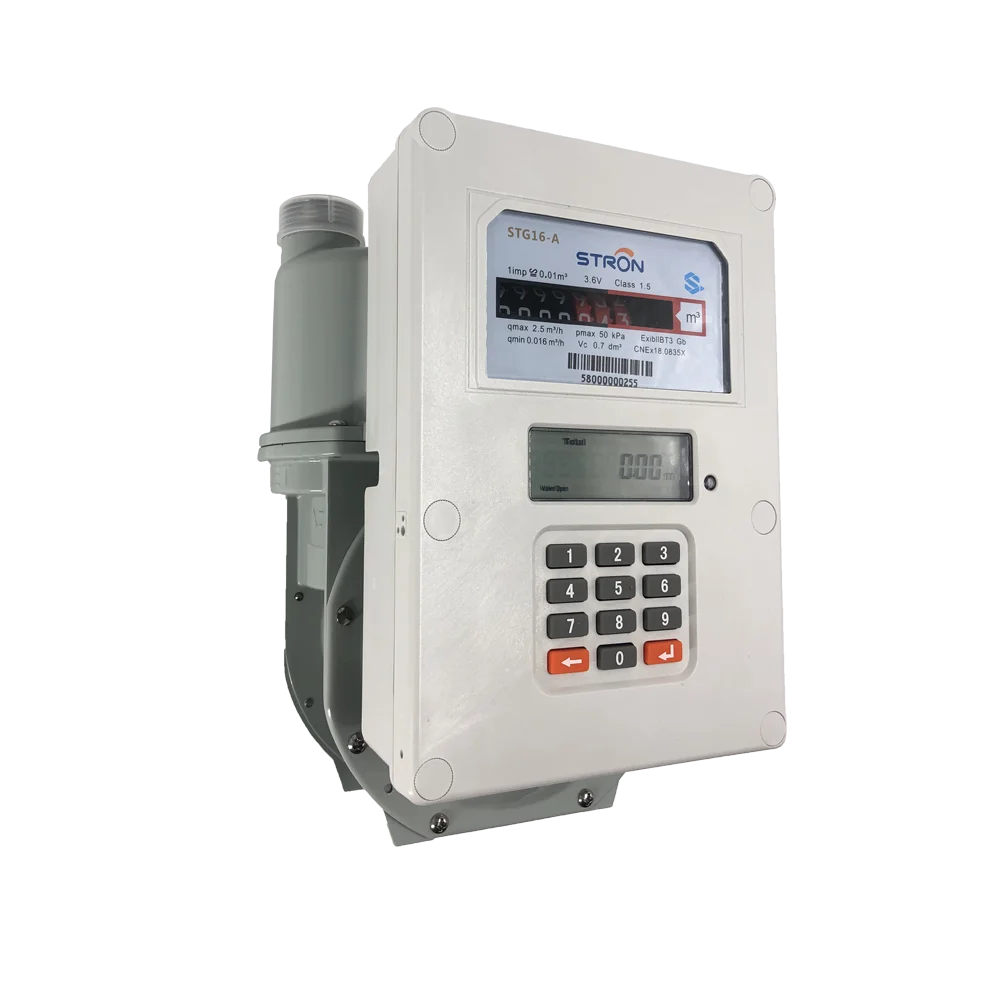 STS LoRa Residential real-time update data Prepaid Keypad Gas flow meter