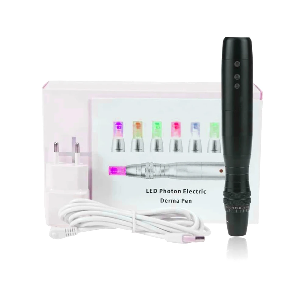 
YanYi Rechargeable Dermapen 7 color LED Photon Derma Pen 