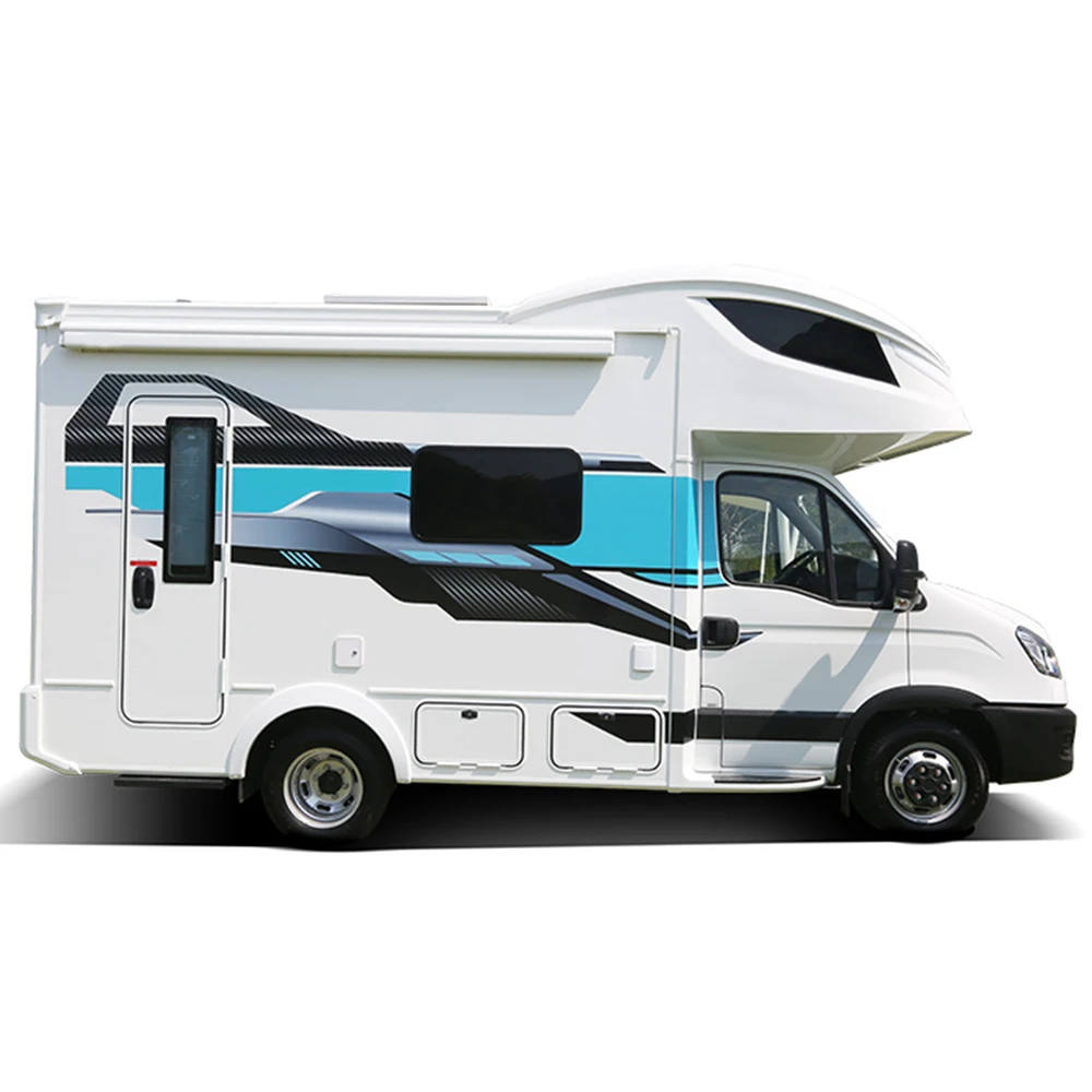 2024 популярный Лидер продаж 4x4 грузовик кемпер прицеп алюминиевый RV Караван Китай оптом завод по производству