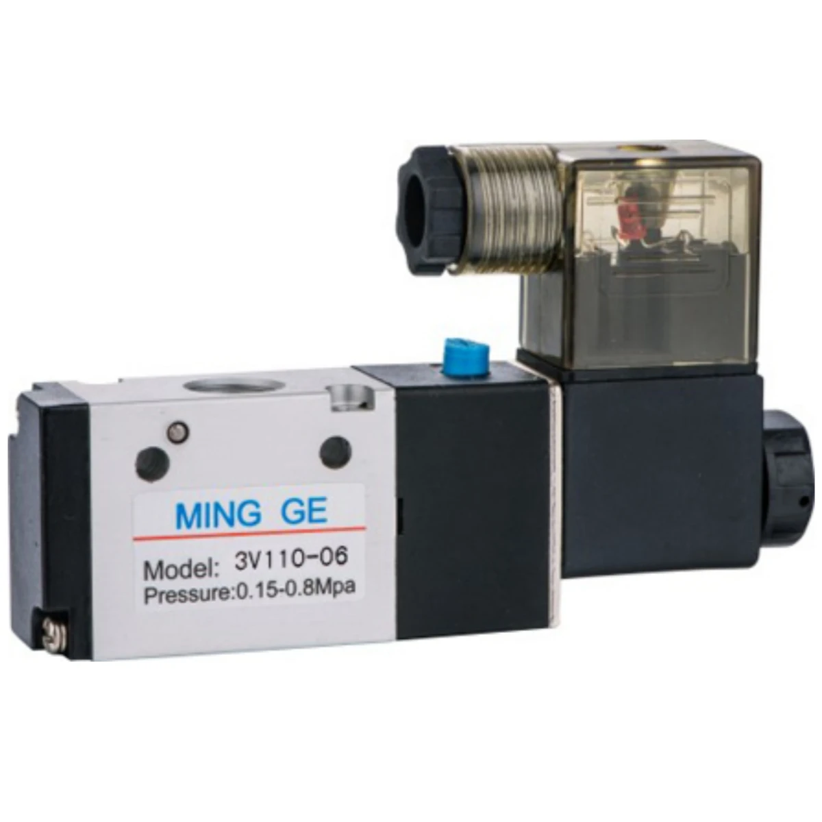 3V110-06 12/24/110/220/380V 2 Position 3 Way Solenoid Valve Normally Close or Normally Open Pneumatic Solenoid Valve